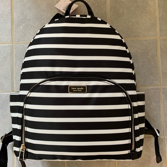 KATE SPADE LARGE BACKPACK DAWN SAILING STRIPE - Picture 5 of 8